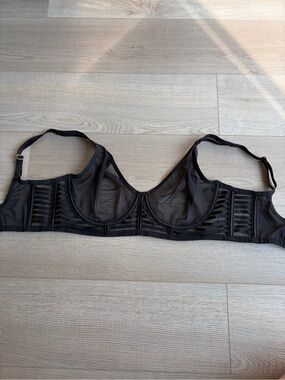 Victoria's Secret Sheer Black Underwire Mesh Bra
